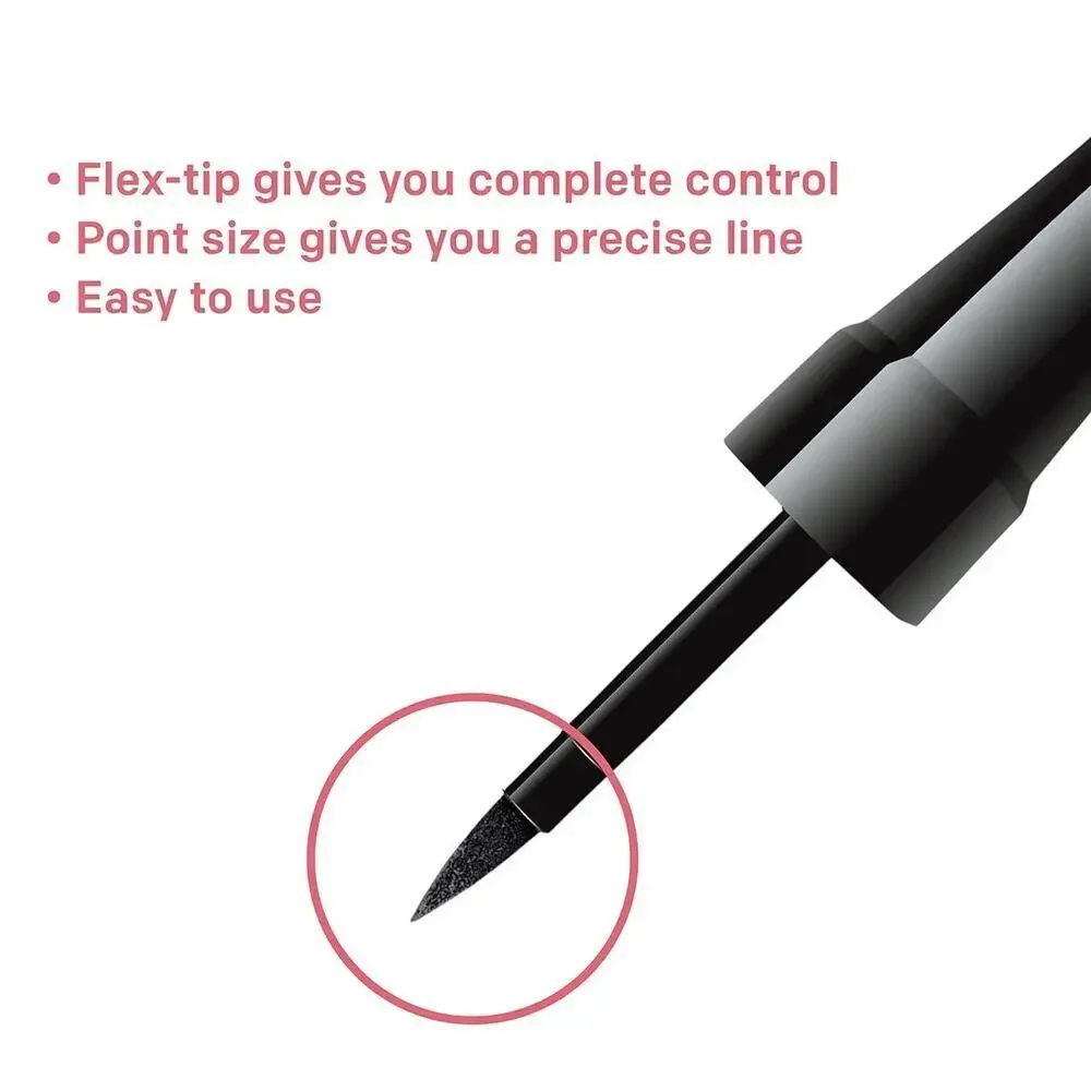 Almay Lot of 3 Liquid Eyeliner Pen Water Resistant & Long Wearing 222 Brown New